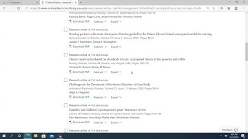 Science Direct Search Tips
