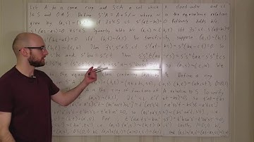 Ring Lecture 7.1: Rings of Fractions