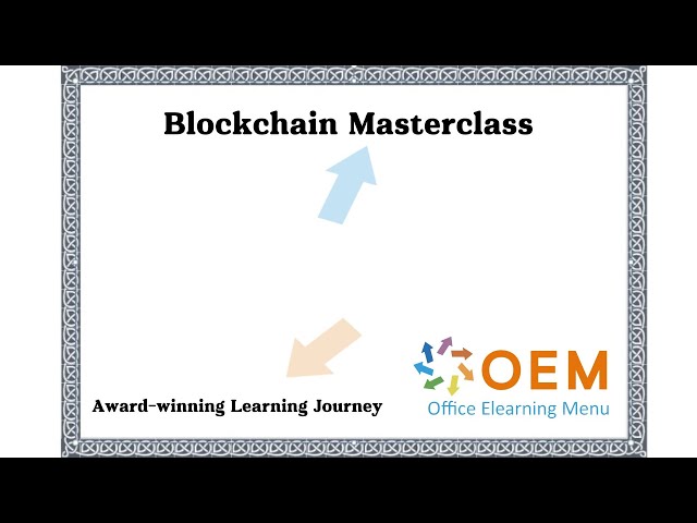 Blockchain Masterclass Training