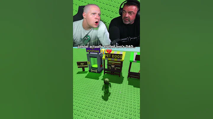 jandel actually trolled bro's DAD.. 😭💔 #growagarden