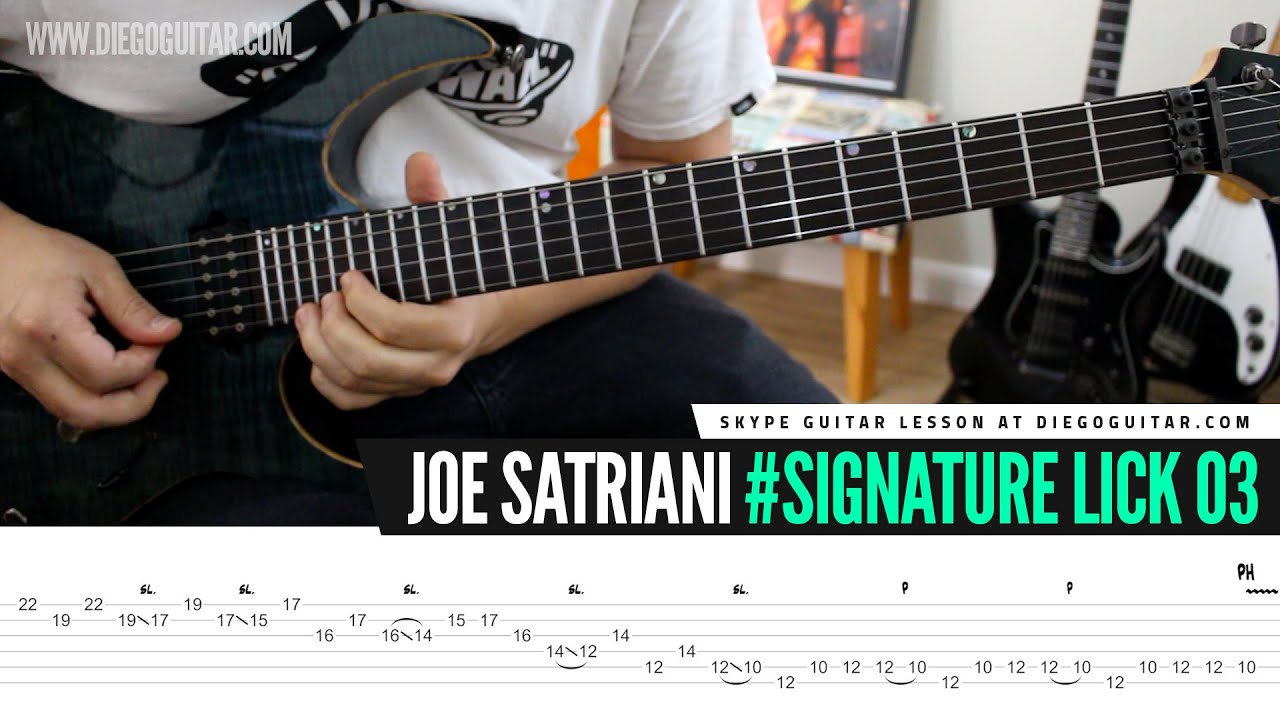 Joe Satriani Signature Lick 03 - Circles - E Aeolian