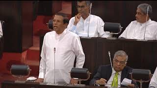 President Maithripala Sirisena Speech - Parliment Srilanka - 2017.10.03