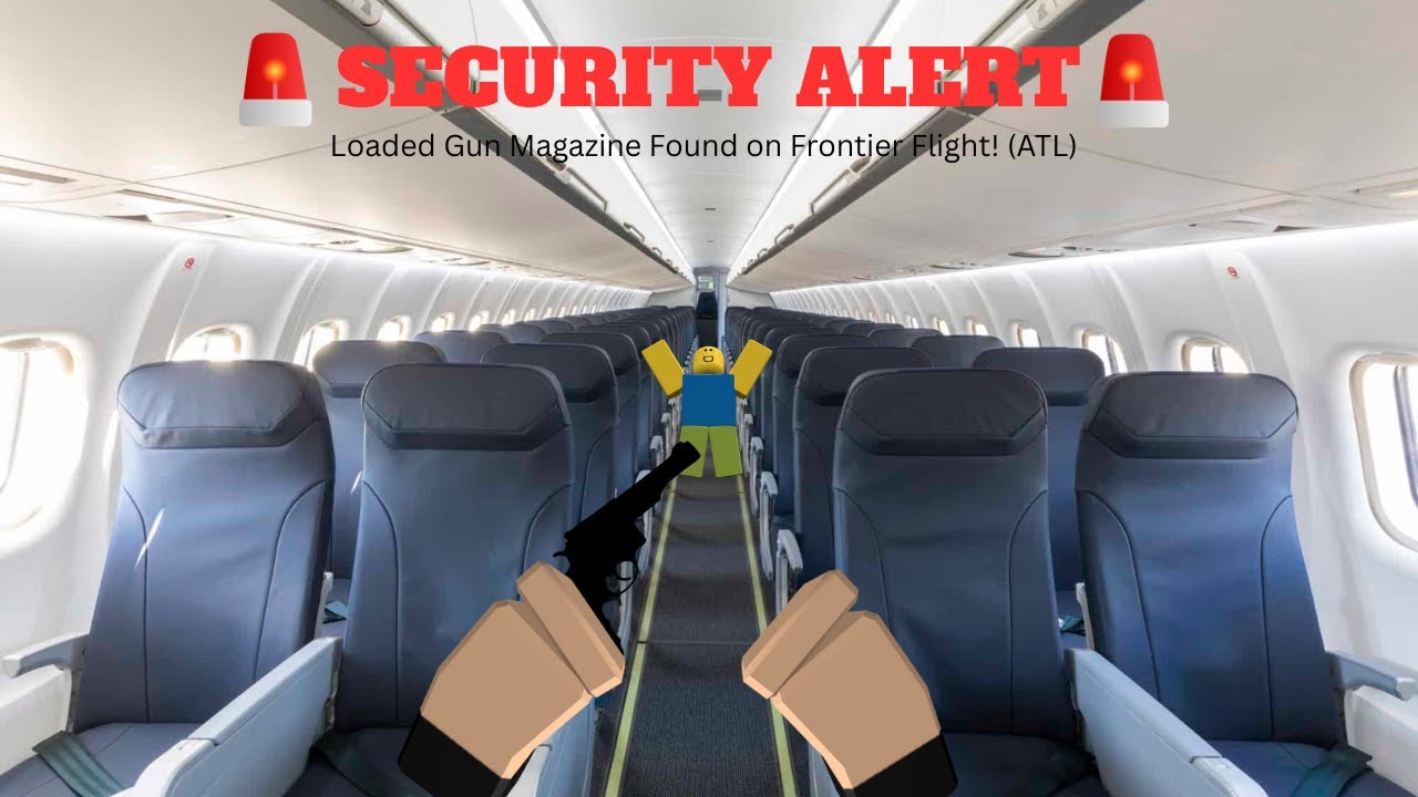 SECURITY ALERT: Loaded Gun Magazine Found on Frontier Flight! (ATL)
