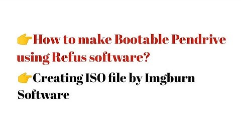 Making Bootable Pendrive for Windows 8.1 and creating ISO file by Imgburn Software