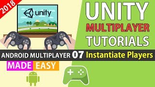 Unity Multiplayer Tutorial using Google Play Services (Instantiate Players) [07]