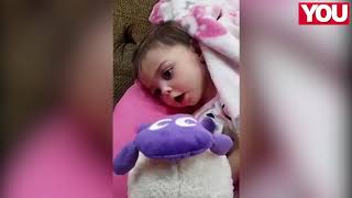 Catch a glimpse of baby Mienke’s adorable smile in new video