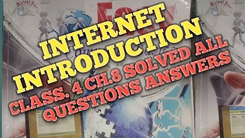 Internet Introduction ch.8 class.4 Easy Computer Basic Q/A | Internet Introduction class.4 Q/A |
