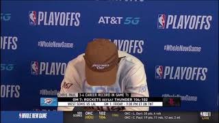 Chris Paul Emotional In Postgame Presser