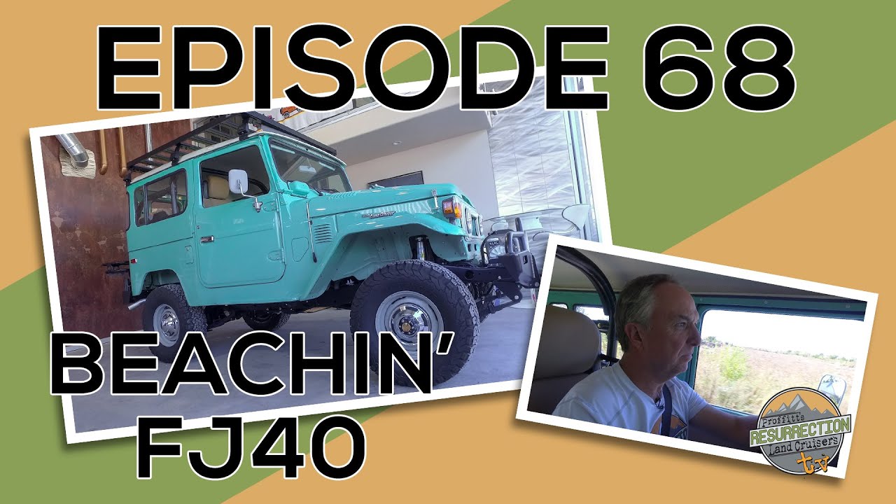 Beachin' FJ40! A Toyota Land Cruiser FJ40 restored with a specific purpose in mind.
