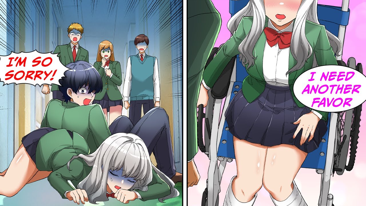 I slipped and broke the pretty girl's leg so I took responsibility and took care of her... [RomCom]