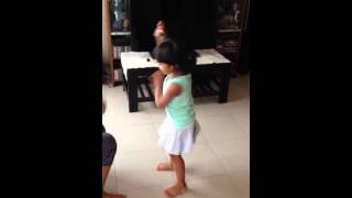 Little Sithu dancing.