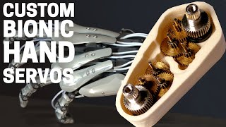 Designing a Custom Bionic Hand Servo - Biomimetic Mechatronic Hand Part 2