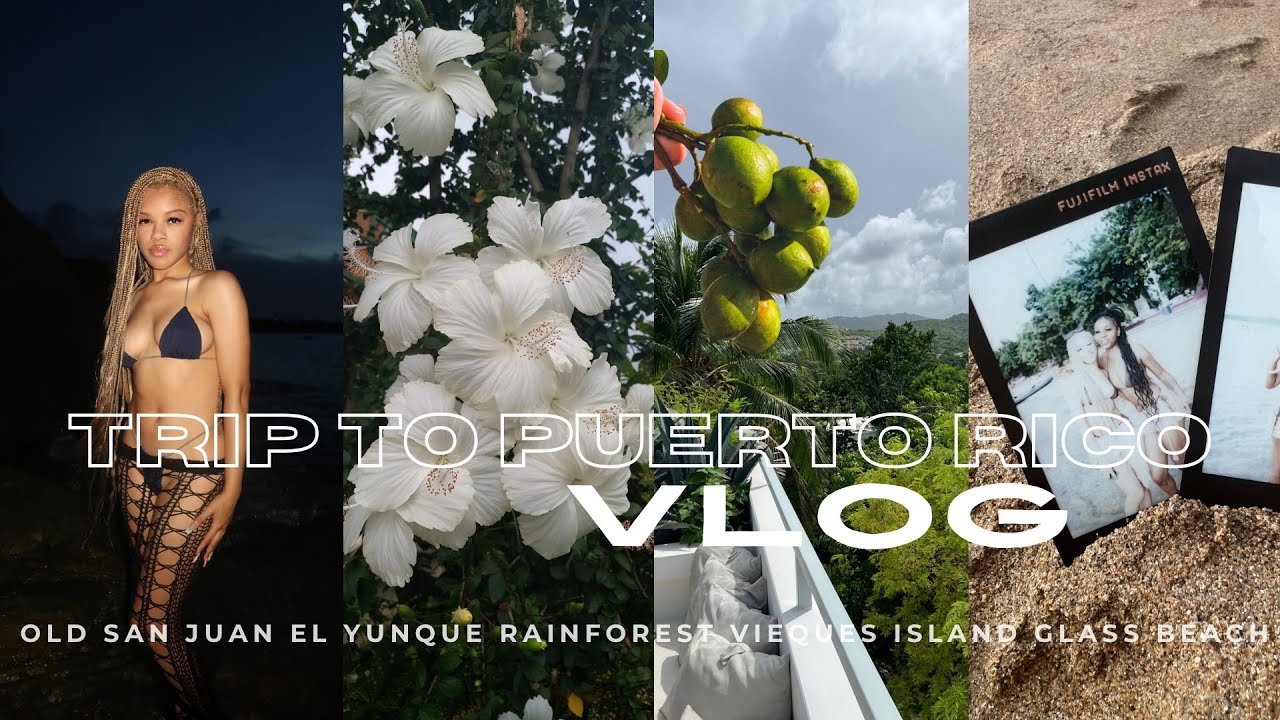 Travel Vlog | Girls Trip To Puerto Rico! Old San Juan, Vieques Island, and More | Kylie Gabbana