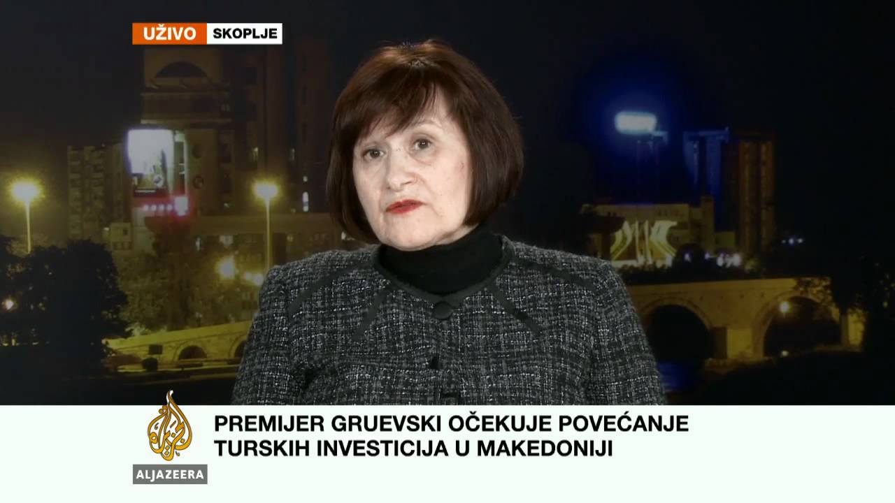 ليوبيكا نوري تتحدث عن استثمار تركيا في مقدونيا - قناة الجزيرة البلقان
