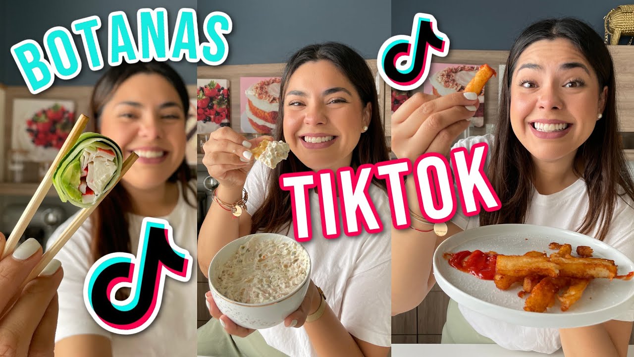 3 BOTANAS VIRALES DE TIKTOK | RebeO