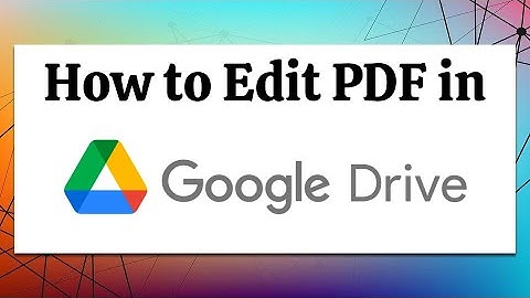 HOW TO EDIT PDF FILE IN GOOGLE DRIVE | Tutorial using Doc Hub in Google Drive