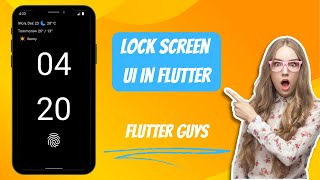 ✨How to Create Lock Screen Ui in Flutter 📱| Flutter Tutorial #video #viralvideo