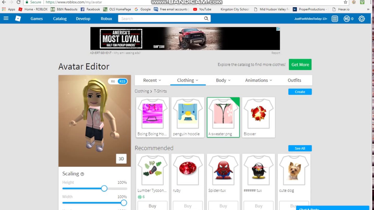 How To Look Cool In Roblox Two Ways With No Robux For Girls - a sweater png roblox