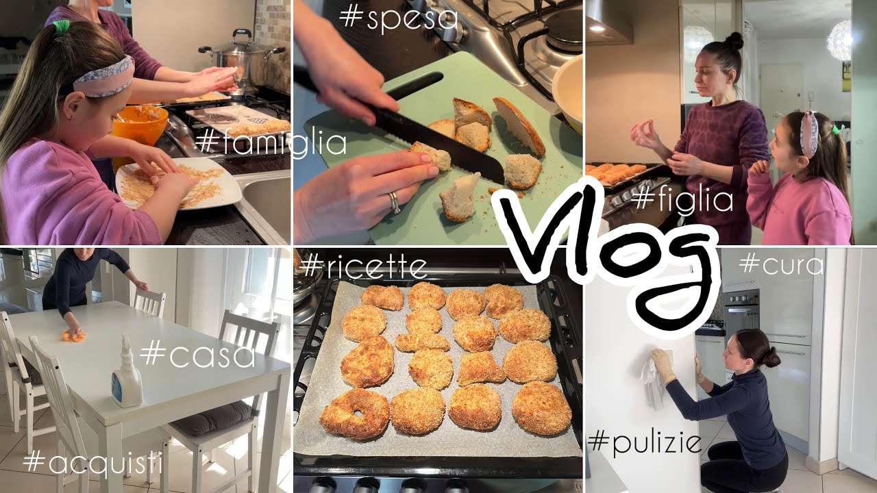 Faccende domestiche / Sto preparando la cena con la mia figlia, polpette di pesce