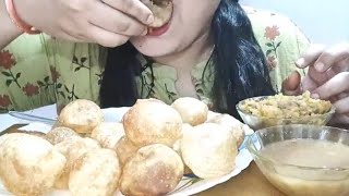 ASMR Eating Golgappa / Puchka / Gupchup/ Panipuri  ChaliyeKhaateHain