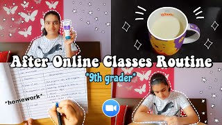 My After Online Classes Routine and Night Routine | 9th grader | Routine | Bani's Fun Place