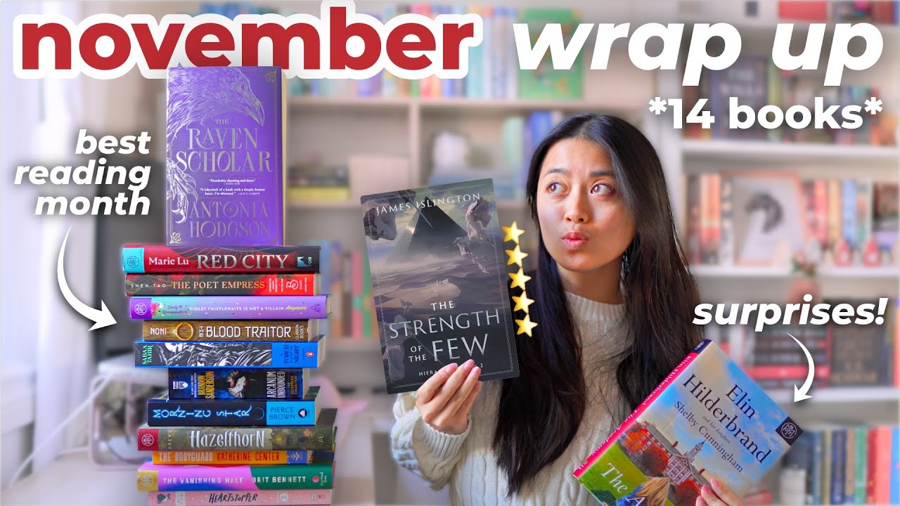 I read 14 books in November... let's talk about it | READING WRAP UP | bookmas day 3📚❄️