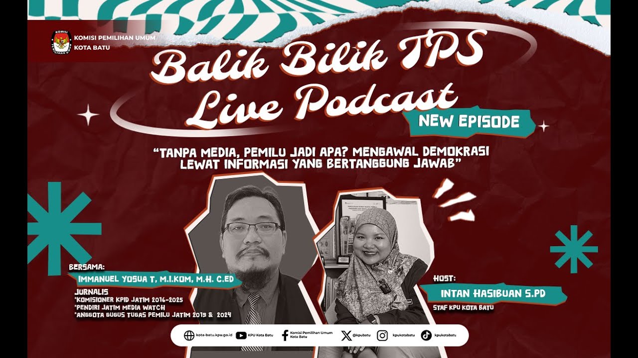 Tanpa Media,Pemilu jdi Apa?mengawal Demokrasi lewat informasi yg Bertanggung Jawab