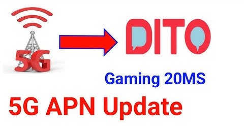 Top Speed Apn Settings for Dito sim