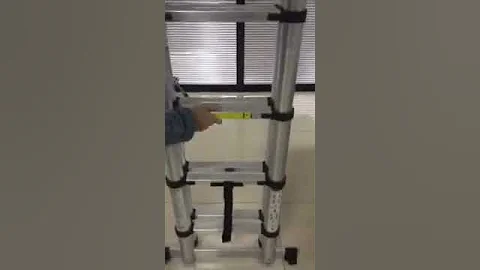 How to lock Finether telescopic ladder