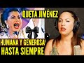 ADIOS QUETA JIMENEZ | Analizamos a la PRIETA LINDA | Vocal Coach REACTION & ANALYSIS