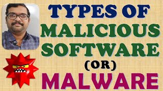 TYPES OF MALICIOUS SOFTWARE || TYPES OF MALWARE || MALICIOUS CODE || VIRUS || ETHICAL HACKING