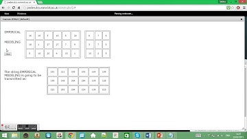 Empirical Modelling - Message encryption using matrix multiplication