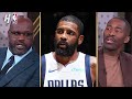 Shaq &amp; TNT crew reacts to Kyrie Irving 36-pt Game in his Return to Brooklyn