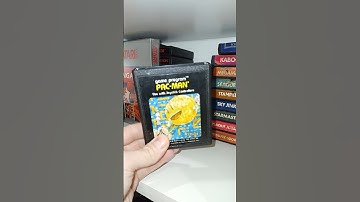 Atari 2600 - Pac-Man - CRT Sanyo - ASMR #retrogaming  #asmr #crt  #gameplay #pacman #atari