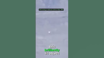 Official footage of UFO landing at Holloman airforce base in 1954 to meet President Eisenhower