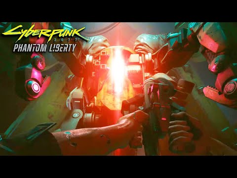 Видео: Cyberpunk 2077 Survival Horror Mission - V vs CERBERUS robot (all scenes)