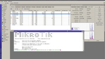 Mikrotik,  prueba de velocidad via terminal