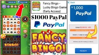 Fancy Bingo Lucky Bingo Game $1000 PayPal Withdrew || Earning App || Online Earning screenshot 5