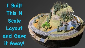 A Small N-Scale Micro Layout: Building the N Scale Donation Layout (Full Timelapse)