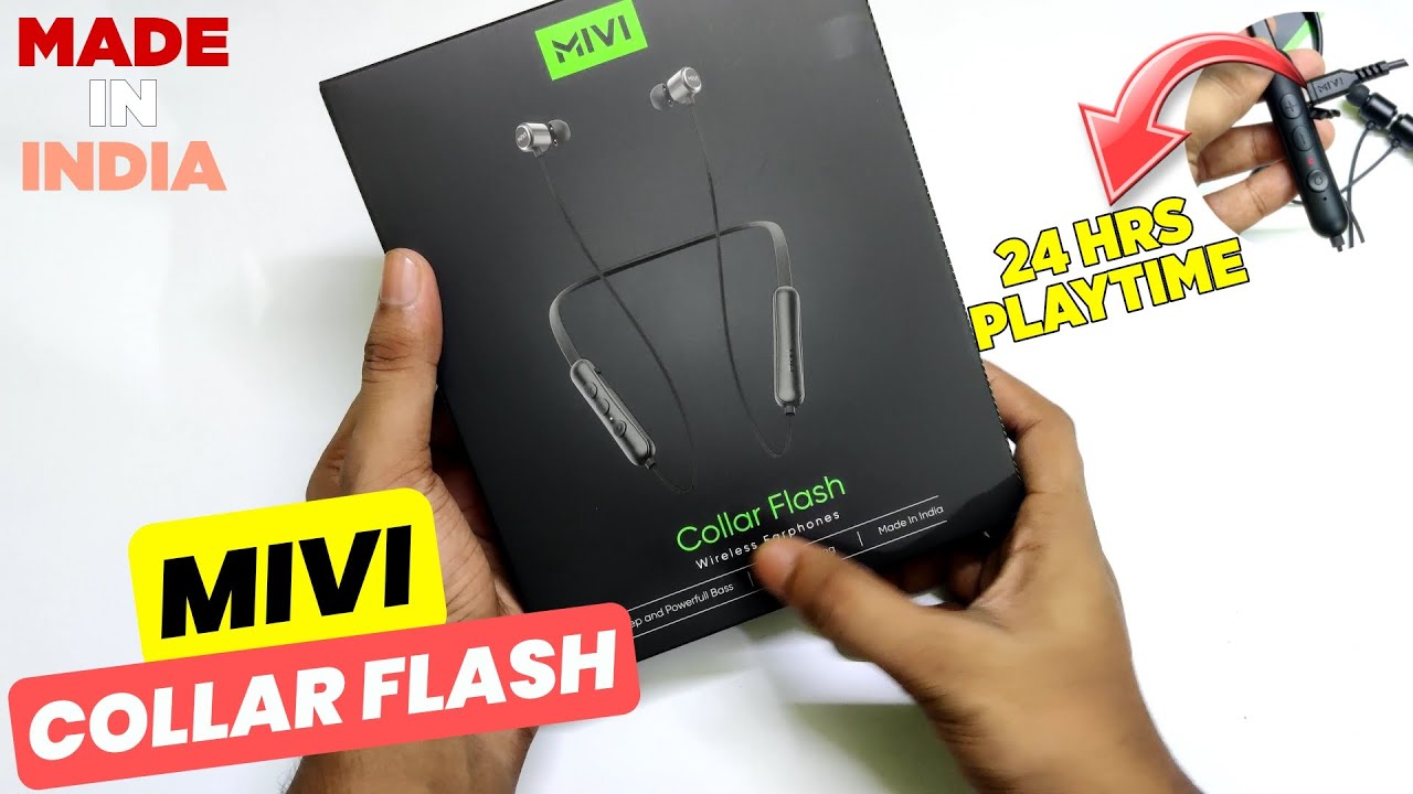 Mivi Collar Flash Bluetooth Earphones 