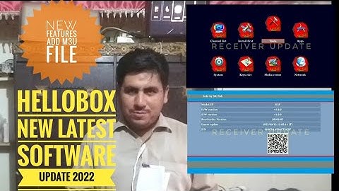 Satellite  Receiver HelloBox New Latest Software update 2022