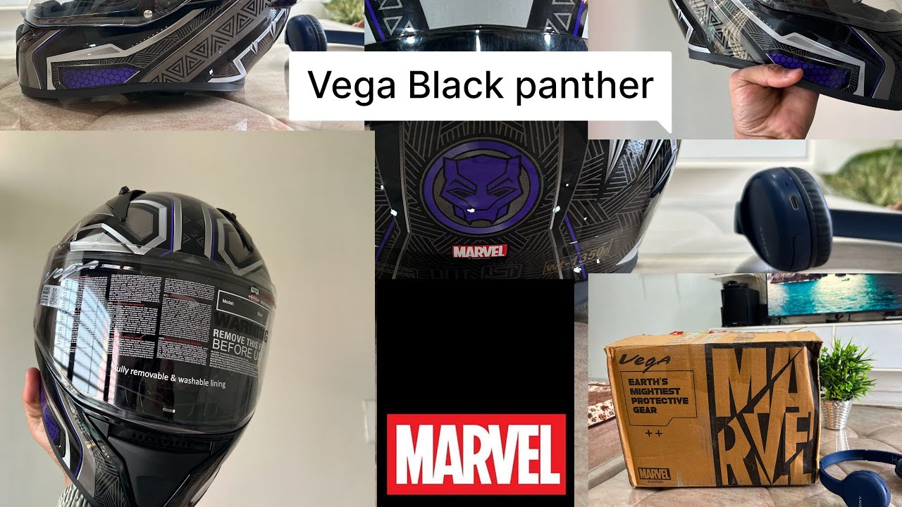 black panther motorcycle helmet philippines Marvel Legends Electronic Roleplay | Marvel Legends Gear Life Size Prop Replica Electronic Helmet Extended rear coverage on this 3D Black Panther child helmet ensures that your little hero is ready for the bike trails or skate park Vega Bolt Marvel Black Panther