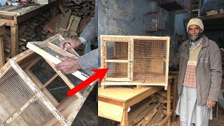 Amazing Skills of Making Beautiful Wooden Bird Cage | How to make Wooden Cage for birds | Pure Skill