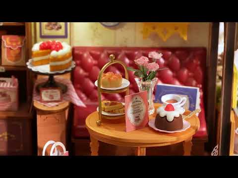 Tea Room DIY Miniature House Kit – Rolife Leisure Time Tea Room DG171 product video preview