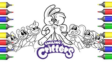 Smiling Critters Coloring Pages /Coloring Poppy Playtime Chapter 3/NCS Music