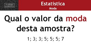 Moda (estatística)