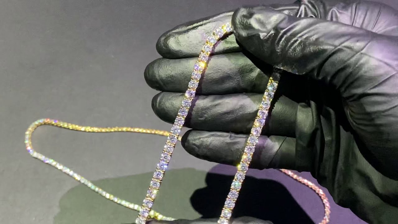 Tennis Chain 3mm Vs Tennis Chain 4mm / Legacy Jewelry YouTube