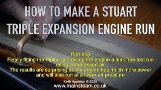 Thumbnail for HOW TO MAKE A STUART TRIPLE ENGINE RUN - PART #18