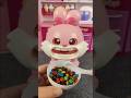 Pink Rabbit Eating Egg Set Toys, Satisfying With Unboxing Miniature ASMR Video