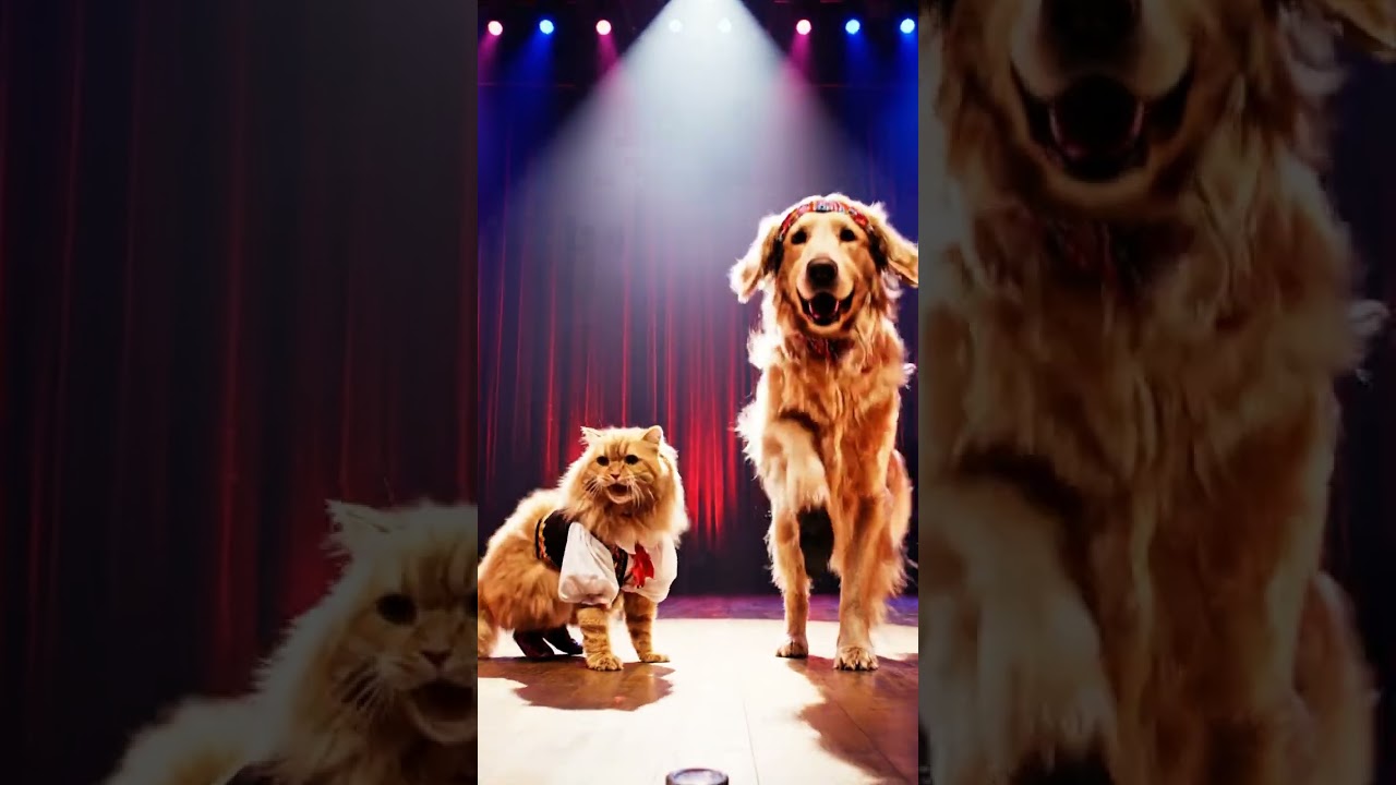 Synchronized Perfection: The Best Dog and Cat Duo Dance Ever